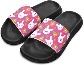 Toddler Slides Bathroom Thick Sole Pillow Slippers Summer Cloud Slides Quick Drying Athletic Slides Flat Shoes