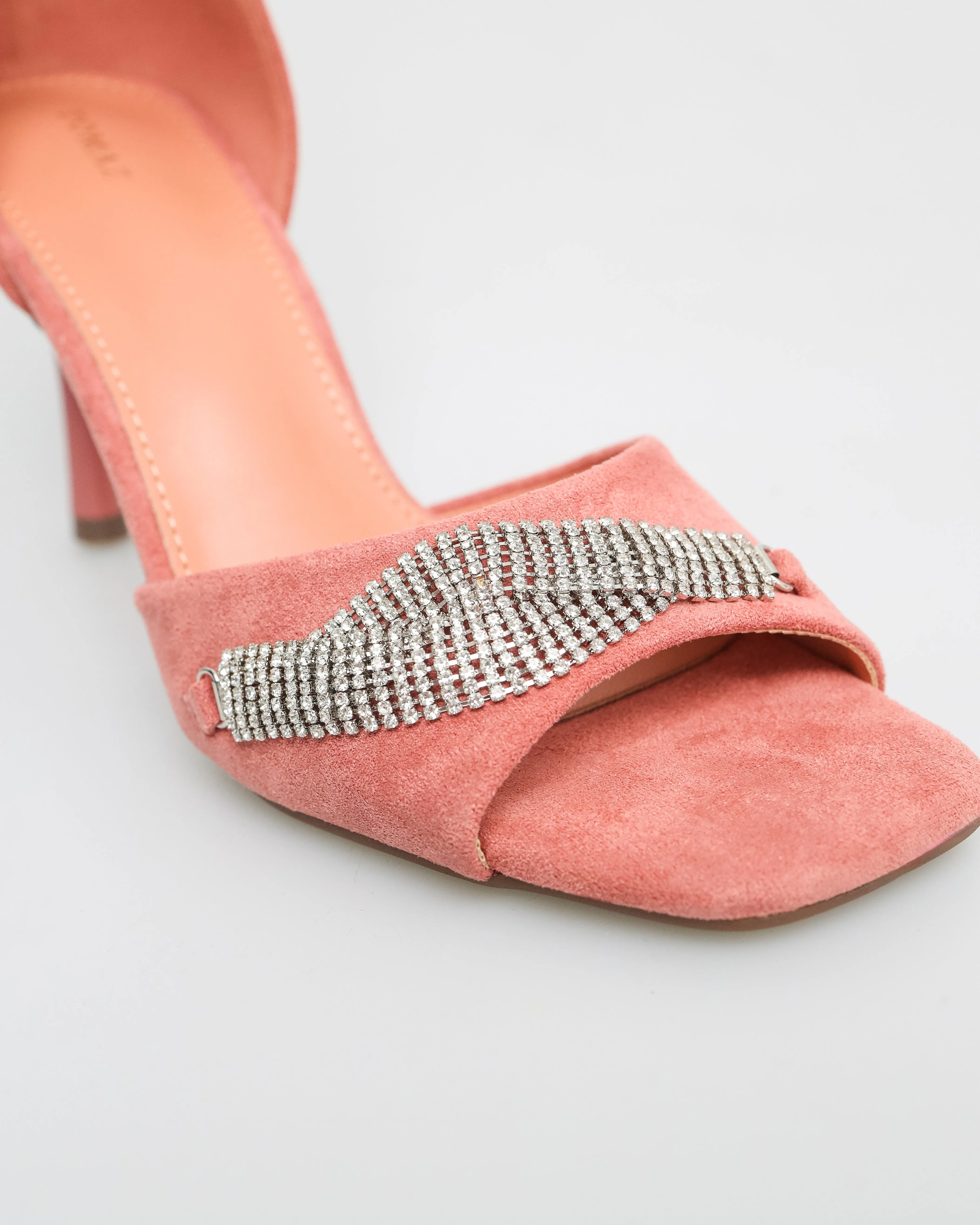 Tomaz NN291 Ladies Gemstone Anklestrap Heels