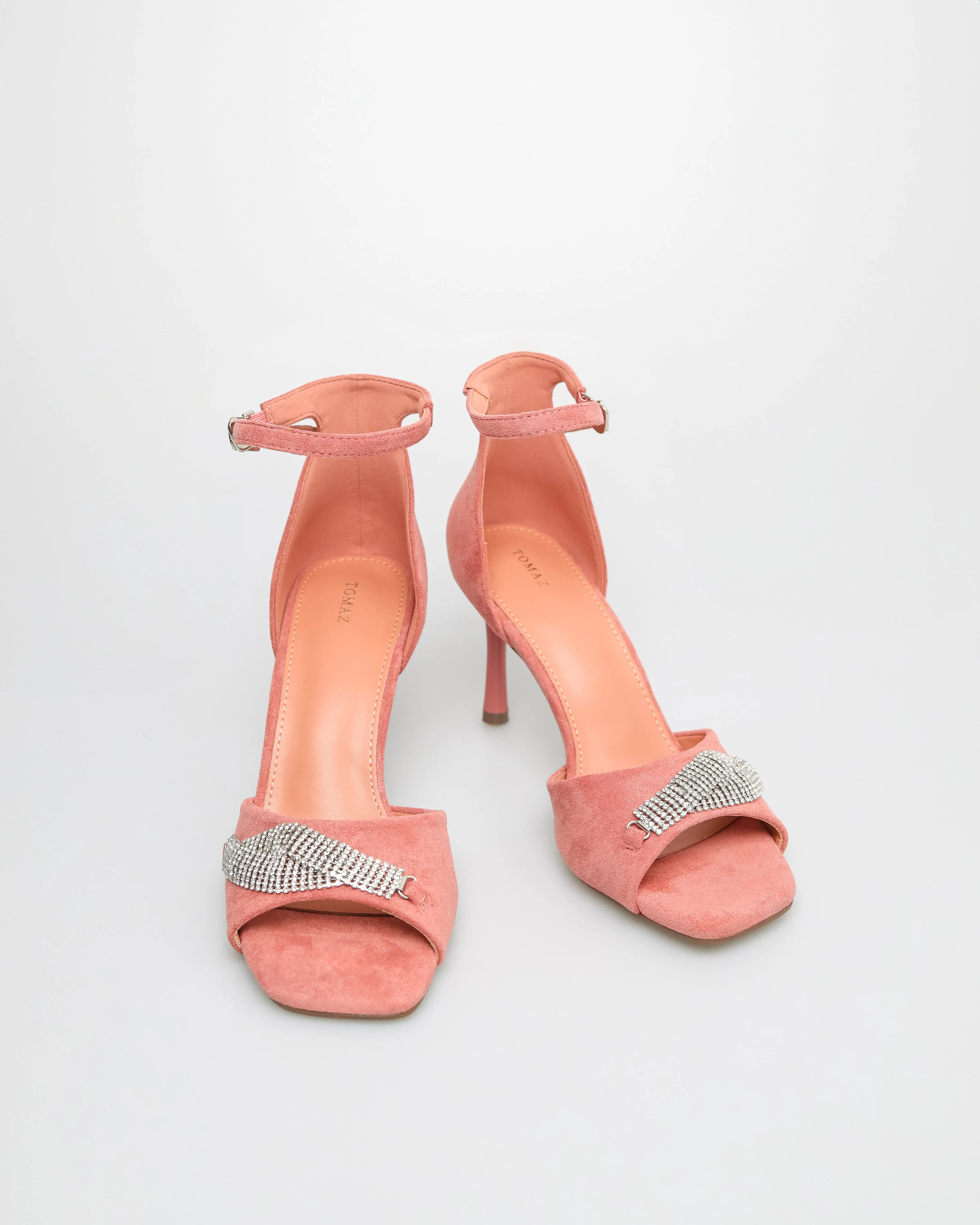 Tomaz NN291 Ladies Gemstone Anklestrap Heels