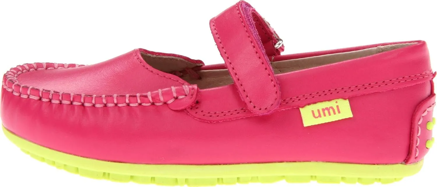 umi Moraine C Mocassin (Little Kid/Big Kid),Neon Pink,31 EU(13 M US Little Kid)