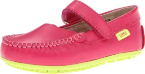 umi Moraine C Mocassin (Little Kid/Big Kid),Neon Pink,31 EU(13 M US Little Kid)