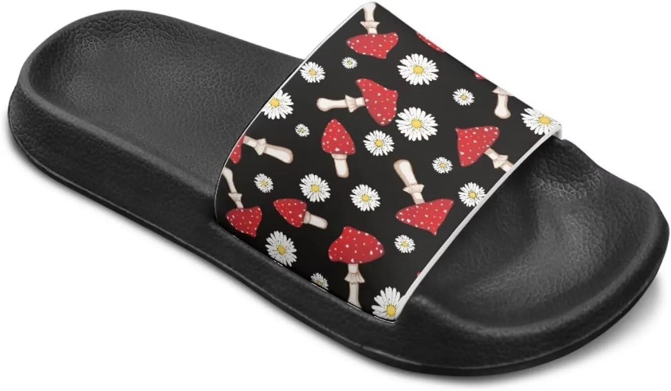 Unisex-Child Beach Slides Comfort Slide Sandals Slip Resistant Slippers for Indoor Outdoor Water Shoes Flip Flop