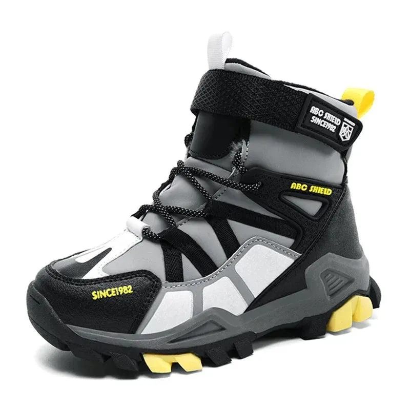 Warm, Durable - Anti-Slip Children's Plush Fur-Lined Snow Boots