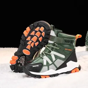 Warm, Durable - Anti-Slip Children's Plush Fur-Lined Snow Boots