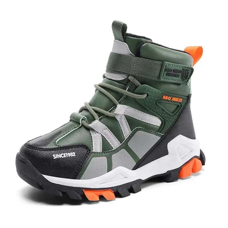 Warm, Durable - Anti-Slip Children's Plush Fur-Lined Snow Boots