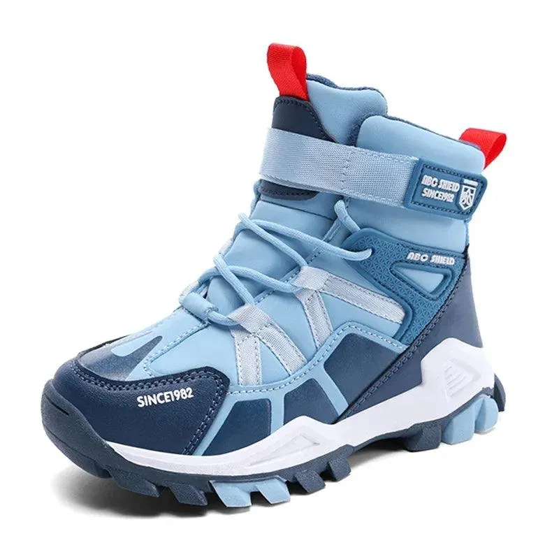 Warm, Durable - Anti-Slip Children's Plush Fur-Lined Snow Boots