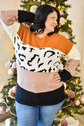 Warm Up Leopard Sweater
