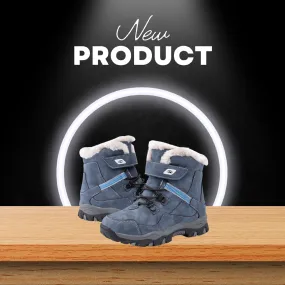 Winter warm fur snow non-slip waterproof kids boots