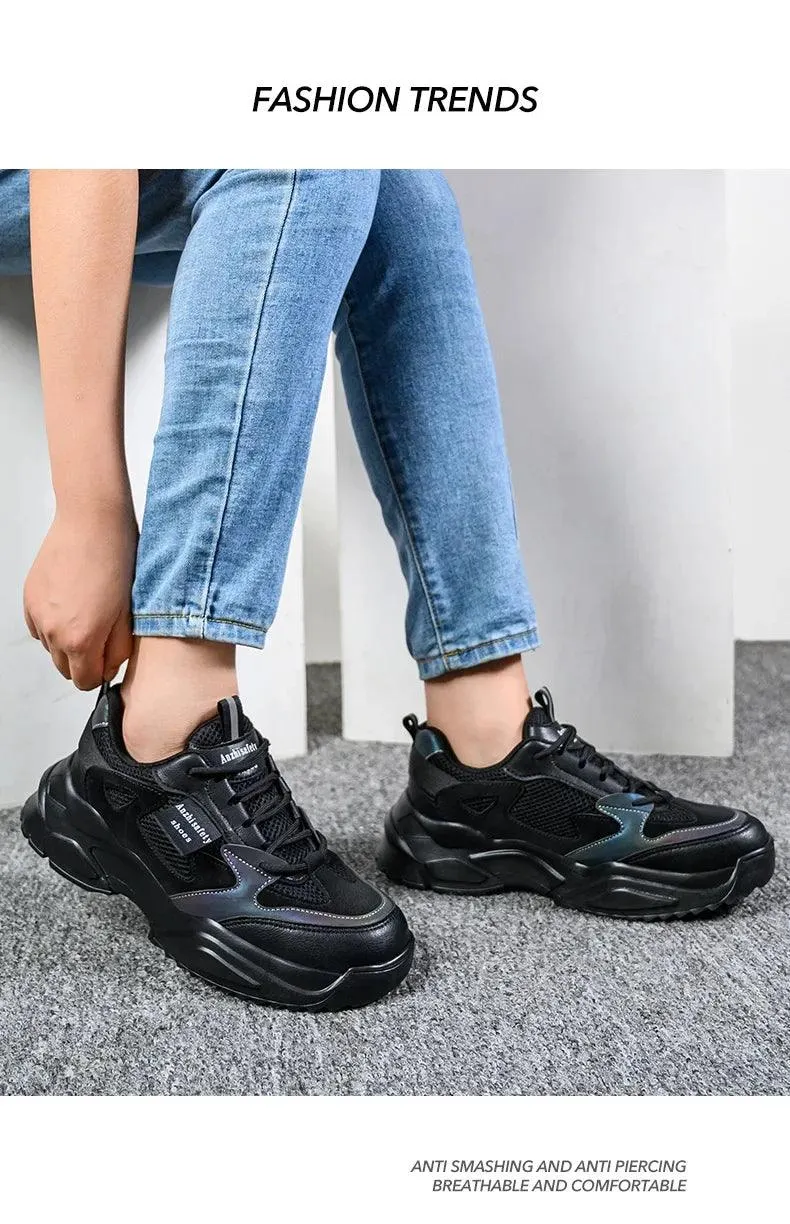 Women’s Breathable Reliable Anti-Smash Anti-Puncture Safety Protective Security Boots