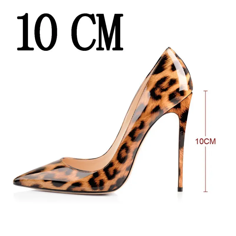 Women's Pointed Toe Leopard Print Heels