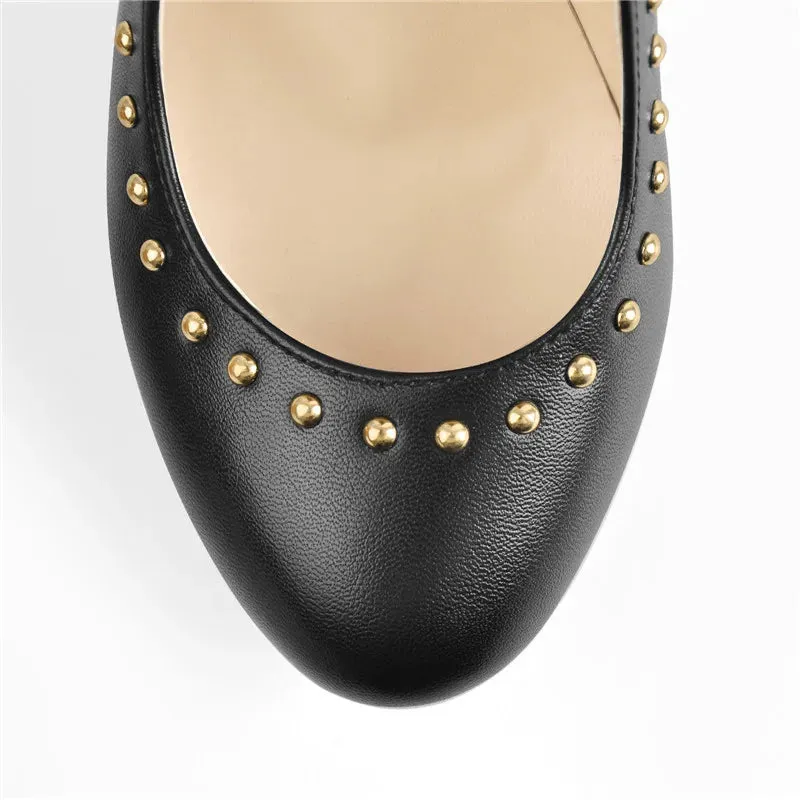Womens Round-Toe Pumps